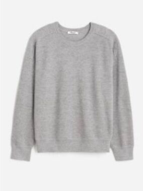 Madewell Heather Gray Crewneck Sweater Sz L